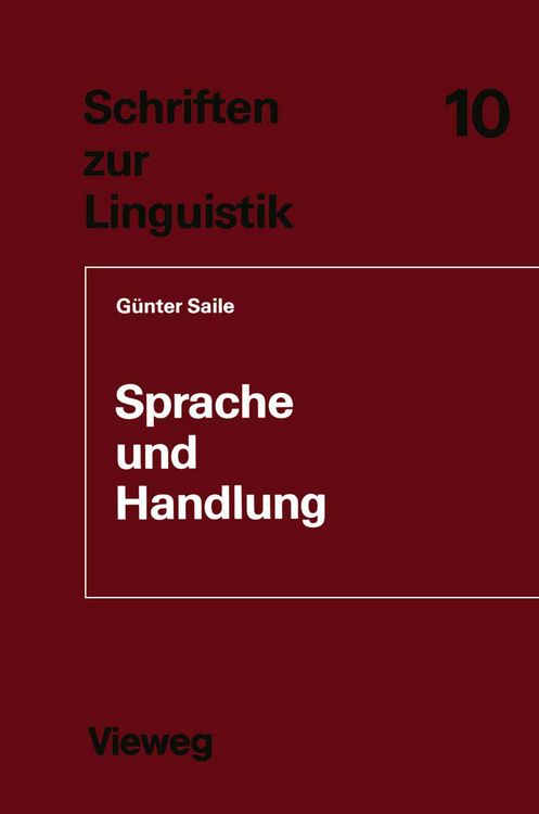 Produktbild: Sprache und Handlung