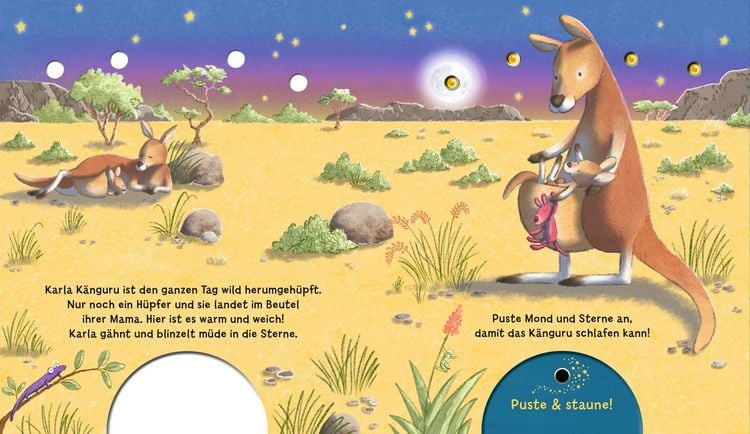 Produktbild: Mein Puste-Licht-Buch: Ein Sternlein wacht in dunkler Nacht