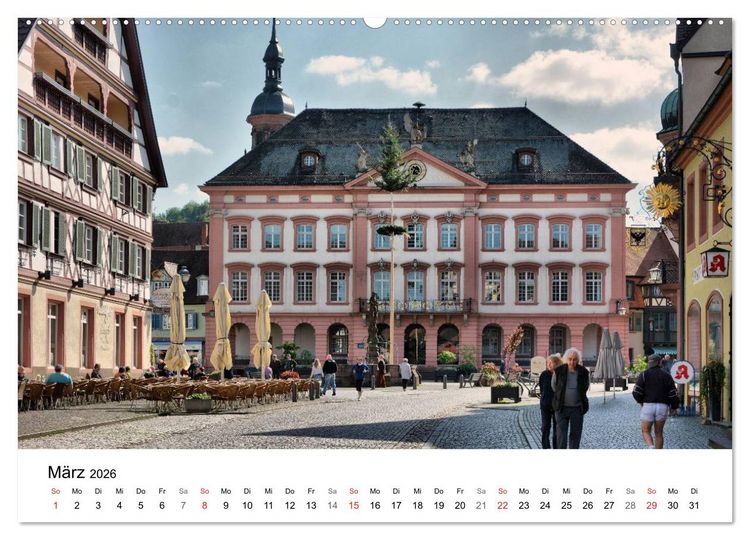 Produktbild: Gengenbach - romantisches Kleinod im Schwarzwald (hochwertiger Premium Wandkalender 2026 DIN A2 quer), Kunstdruck in Hochglanz
