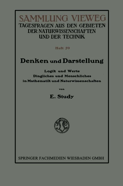 Produktbild: Denken und Darstellung