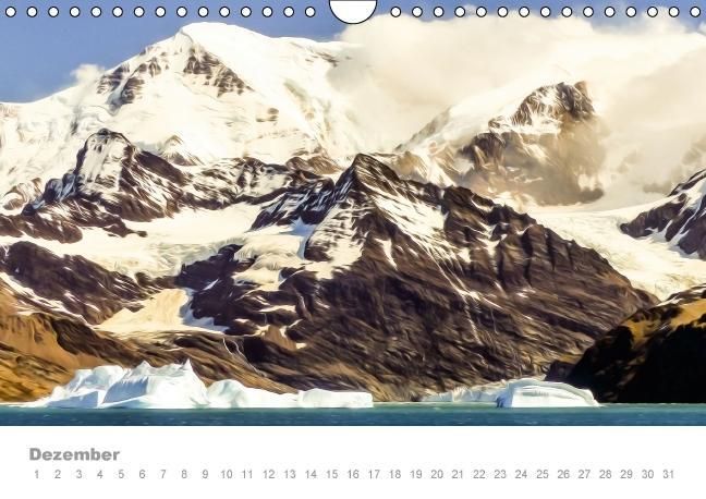 Produktbild: ANTARKTIS (Wandkalender immerw&auml;hrend DIN A4 quer)