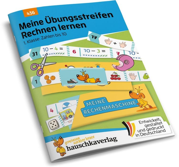 Produktbild: Meine &Uuml;bungsstreifen Rechnen lernen &ndash; 1. Klasse: Zahlen bis 10