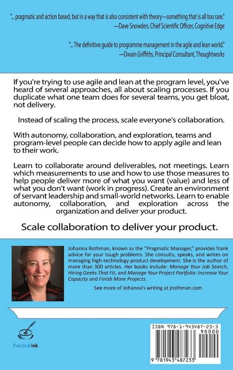 Produktbild: Agile and Lean Program Management