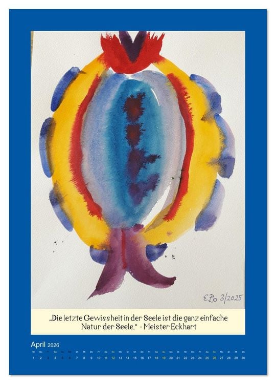 Produktbild: Ur-Verbundenheit - Bilder f&uuml;r die Seele (Wandkalender 2026 DIN A4 hoch), CALVENDO Monatskalender