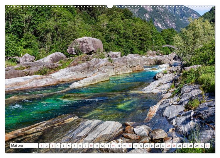 Produktbild: Der gr&uuml;ne Fluss (Wandkalender 2026 DIN A2 quer), CALVENDO Monatskalender