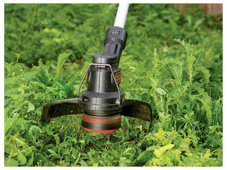 Produktbild: Black & Decker Akku Akku-Rasentrimmer inkl. Akku, inkl. Ladeger&auml;t, H&ouml;henverstellbarer Griff 18 V 1.5 Ah Schnittbreite (max.): 25 cm
