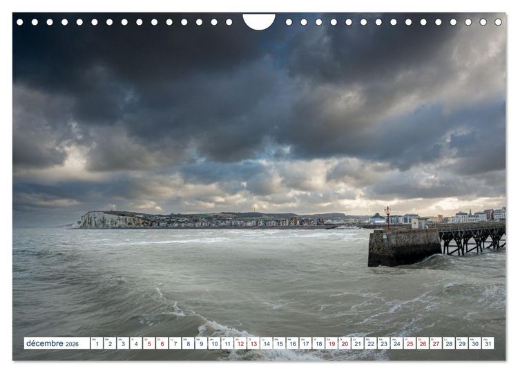 Produktbild: La c&ocirc;te picarde Le long des falaises (Calendrier mural 2026 DIN A4 vertical), CALVENDO calendrier mensuel