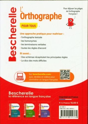 Produktbild: Bescherelle L'orthographe pour tous - nouvelle edition