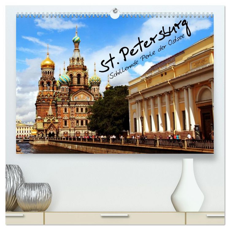 Produktbild: St. Petersburg (hochwertiger Premium Wandkalender 2026 DIN A2 quer), Kunstdruck in Hochglanz