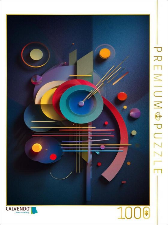 Produktbild: CALVENDO Puzzle Rhythmus und Bewegung in reiner Farbe | 1000 Teile Lege-Gr&ouml;&szlig;e 64x48cm Foto-Puzzle f&uuml;r gl&uuml;ckliche Stunden