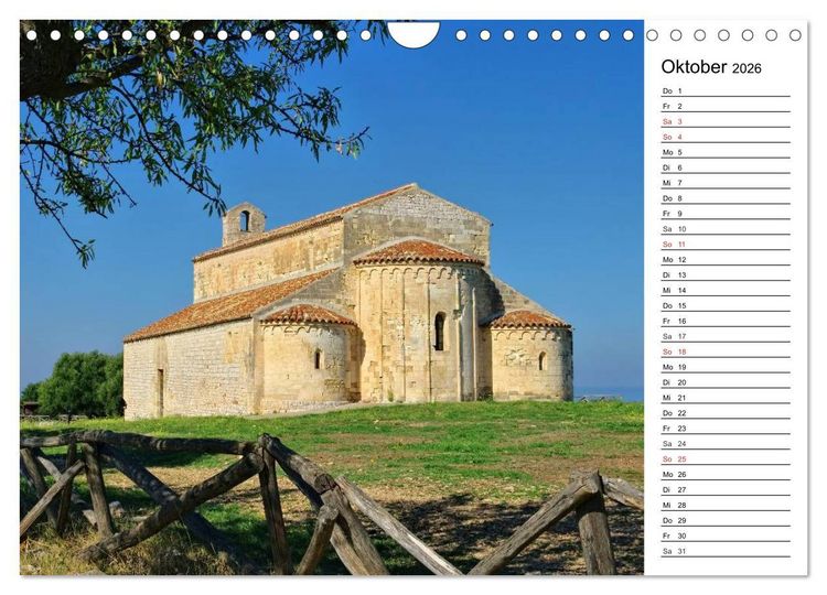 Produktbild: Apulien (Wandkalender 2026 DIN A4 quer), CALVENDO Monatskalender