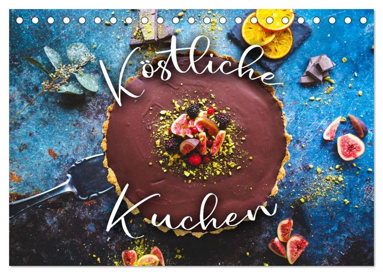 Produktbild: K&ouml;stliche Kuchen (Tischkalender 2026 DIN A5 quer), CALVENDO Monatskalender