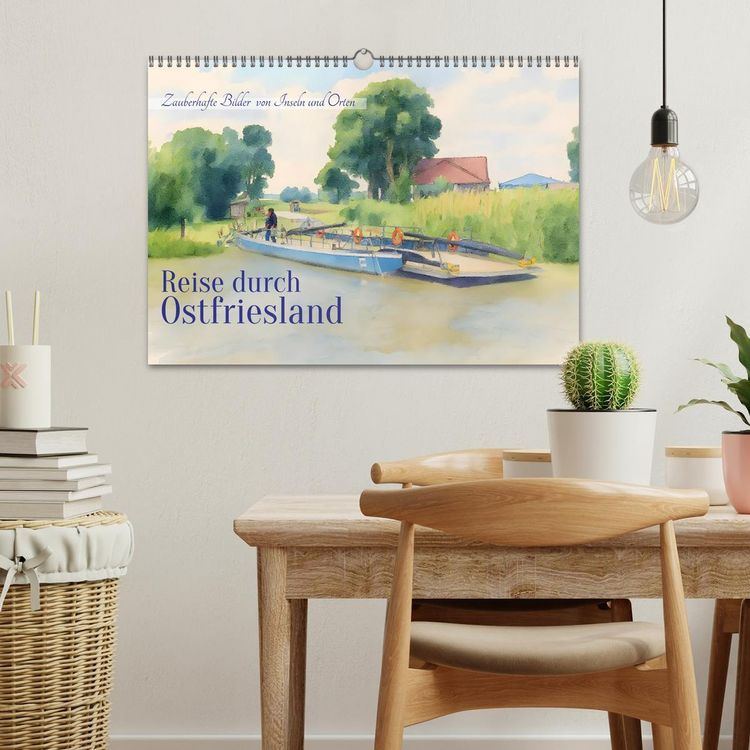 Produktbild: Reise durch Ostfriesland (Wandkalender 2026 DIN A3 quer), CALVENDO Monatskalender