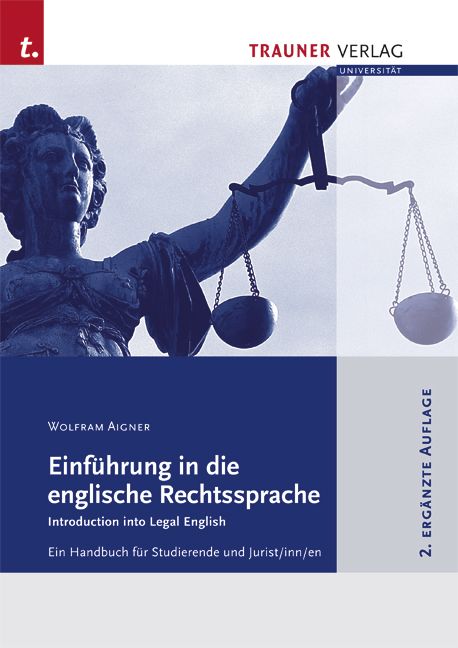 Produktbild: Aigner, W: Einf&uuml;hrung in die englische Rechtssprache