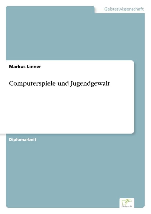 Produktbild: Computerspiele und Jugendgewalt