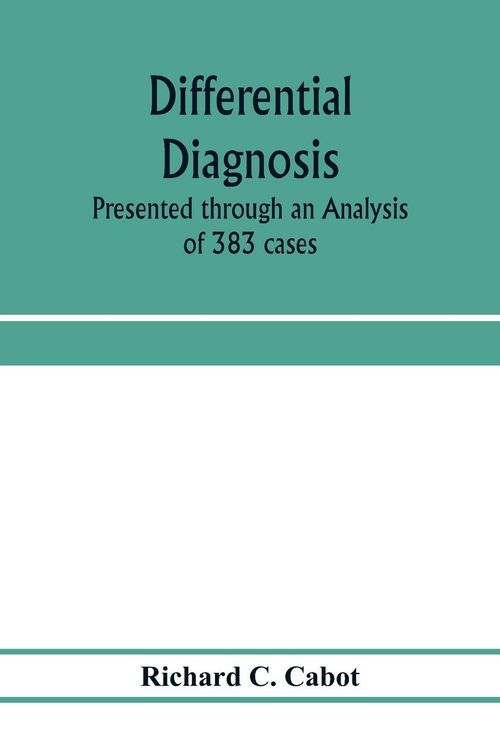 Produktbild: Differential diagnosis; Presented through an Analysis of 383 cases