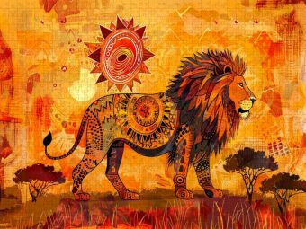 Produktbild: CALVENDO Puzzle L&ouml;we in leuchtender Savannenlandschaft | 1000 Teile Lege-Gr&ouml;&szlig;e 64x48cm Foto-Puzzle f&uuml;r gl&uuml;ckliche Stunden