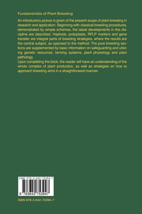 Produktbild: Fundamentals of Plant Breeding