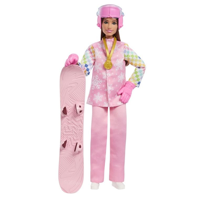 Produktbild: Barbie Snowboarderin Spielset