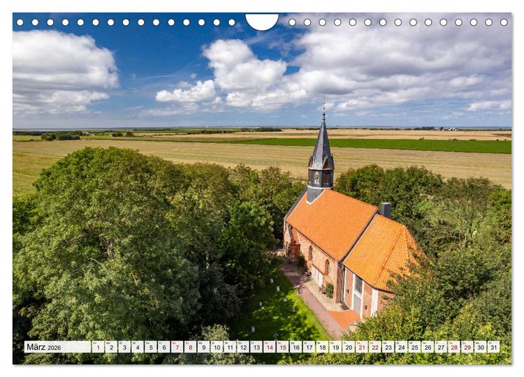 Produktbild: Schleswig-Holstein - Nordfriesland (Wandkalender 2026 DIN A4 quer), CALVENDO Monatskalender
