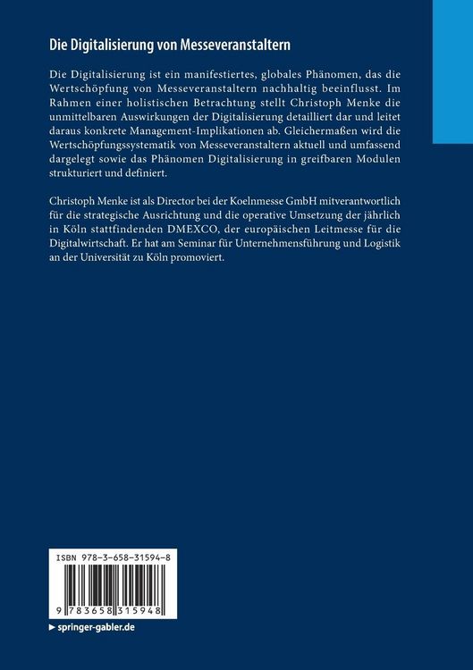 Produktbild: Die Digitalisierung von Messeveranstaltern
