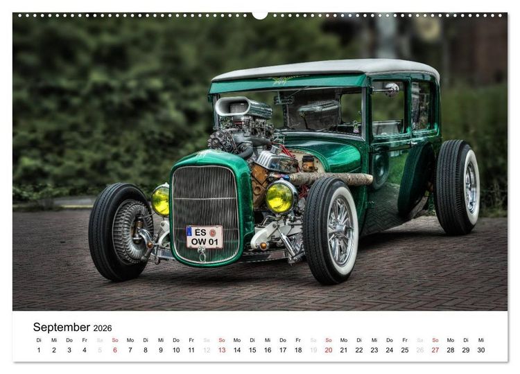Produktbild: Custom Cars - M&auml;nnertr&auml;ume werden wahr (Wandkalender 2026 DIN A2 quer), CALVENDO Monatskalender