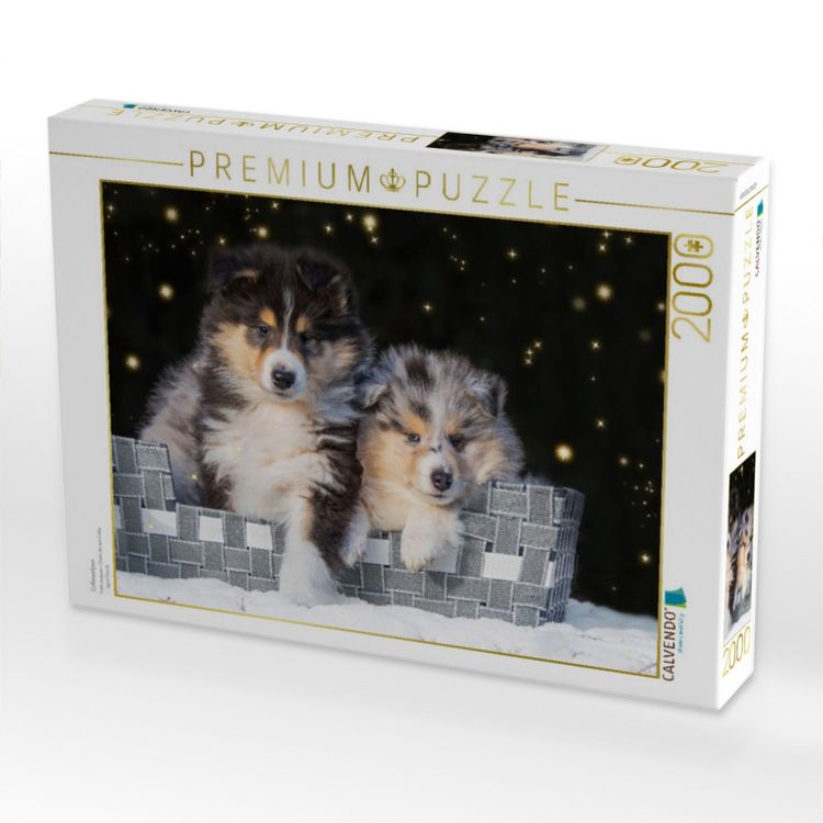 Produktbild: CALVENDO Puzzle Colliewelpen | 2000 Teile Lege-Gr&ouml;&szlig;e 90x67cm Foto-Puzzle f&uuml;r gl&uuml;ckliche Stunden