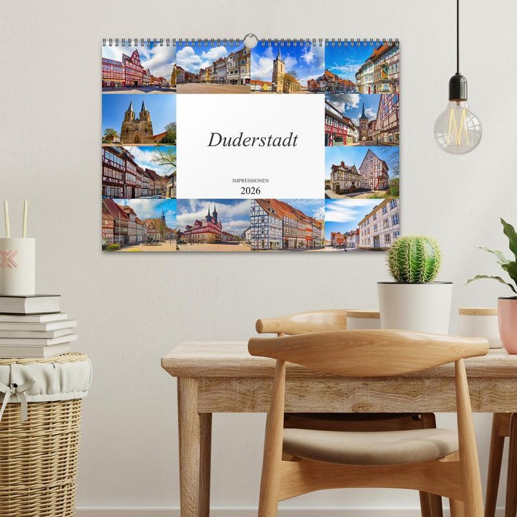 Produktbild: Duderstadt Impressionen (Wandkalender 2026 DIN A3 quer), CALVENDO Monatskalender