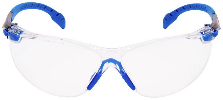 Produktbild: 3M Solus S1101SGAF Schutzbrille mit Antibeschlag-Schutz Blau, Schwarz EN 166 DIN 166