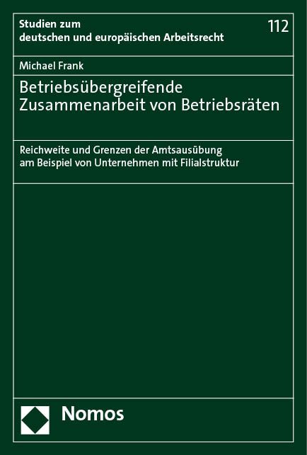 Produktbild: Betriebs&uuml;bergreifende Zusammenarbeit von Betriebsr&auml;ten