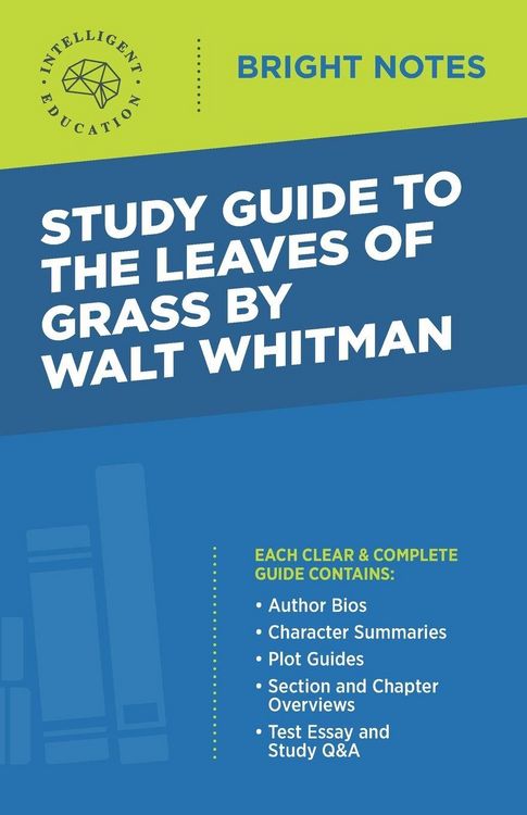 Produktbild: Study Guide to The Leaves of Grass by Walt Whitman