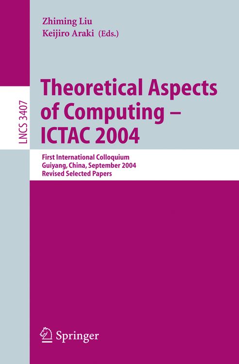 Produktbild: Theoretical Aspects of Computing - ICTAC 2004