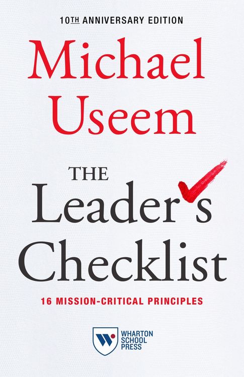Produktbild: The Leader's Checklist, 10th Anniversary Edition