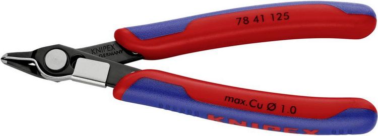 Produktbild: Knipex Super-Knips 78 41 125 Elektronik- u. Feinmechanik Printzange ohne Facette 125mm