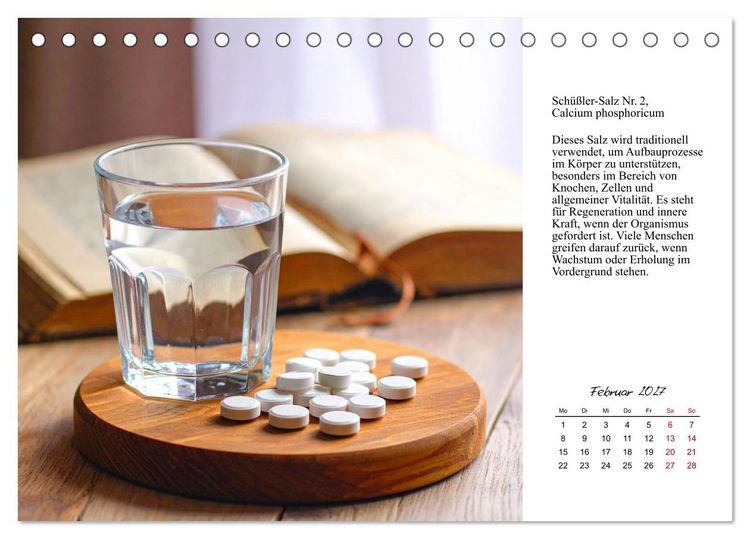 Produktbild: Die Kraft der Mineralbalance (Tischkalender 2027 DIN A5 quer), CALVENDO Monatskalender