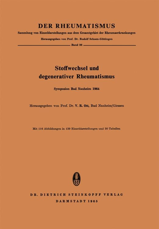 Produktbild: Stoffwechsel und Degenerativer Rheumatismus