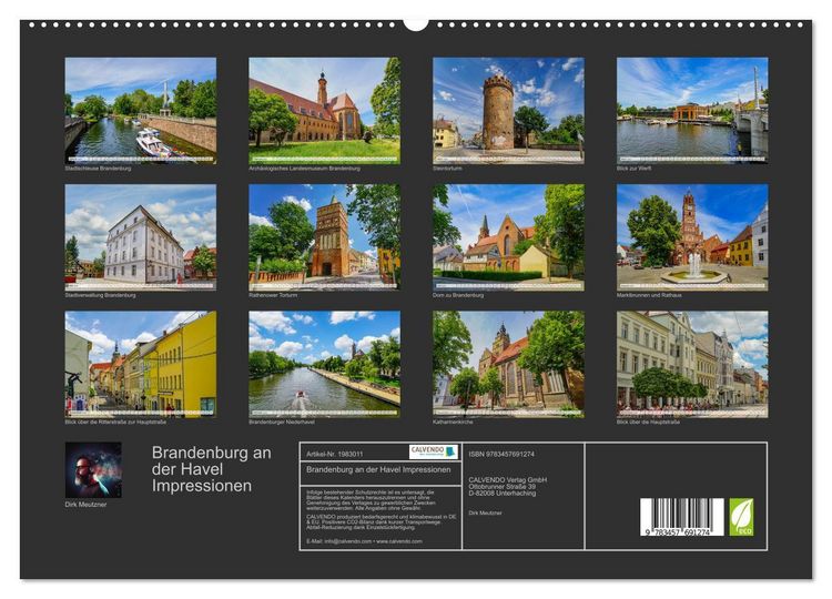 Produktbild: Brandenburg an der Havel Impressionen (hochwertiger Premium Wandkalender 2026 DIN A2 quer), Kunstdruck in Hochglanz