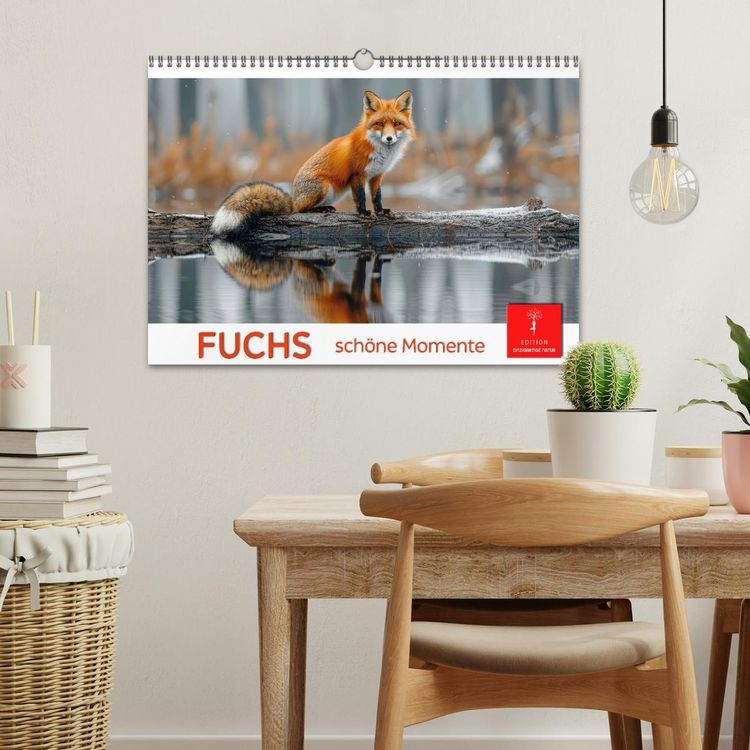 Produktbild: Fuchs - sch&ouml;ne Momente (Wandkalender 2026 DIN A3 quer), CALVENDO Monatskalender