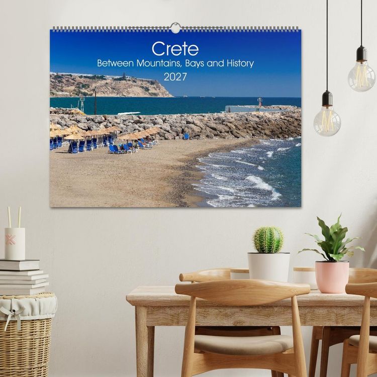 Produktbild: Crete - Between Mountains, Bays and History (Wall Calendar 2027 DIN A2 landscape), CALVENDO 12 Month Wall Calendar