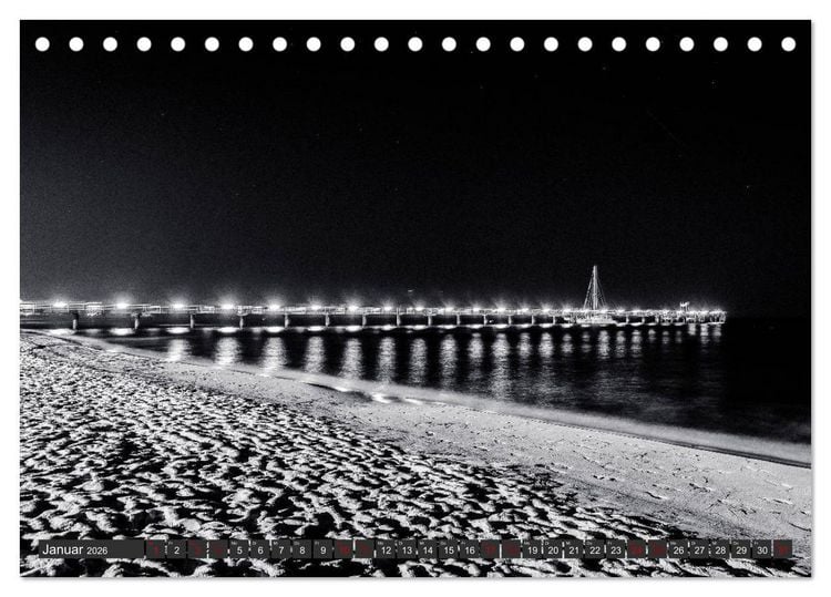 Produktbild: Ein Blick auf das Ostseebad Boltenhagen (Tischkalender 2026 DIN A5 quer), CALVENDO Monatskalender