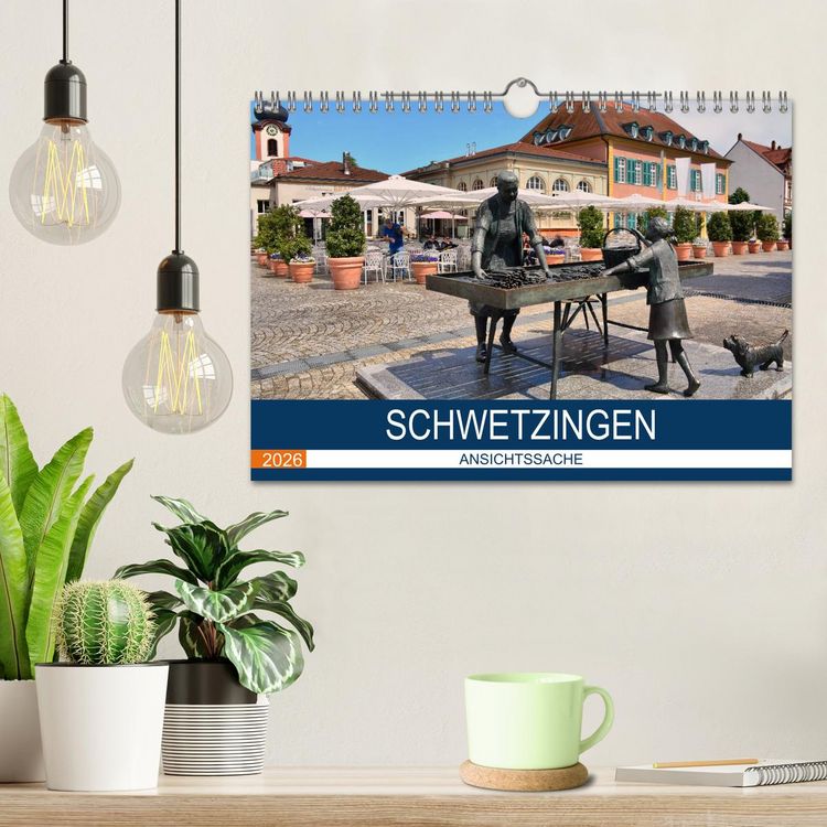 Produktbild: Schwetzingen - Ansichtssache (Wandkalender 2026 DIN A4 quer), CALVENDO Monatskalender