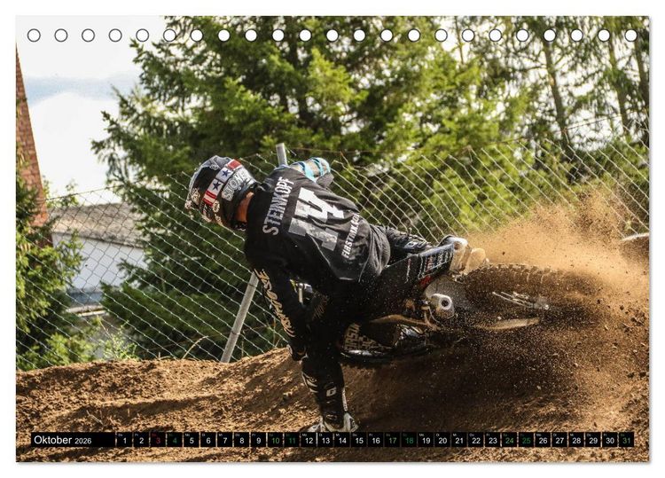 Produktbild: MOTOCROSS 2026 (Tischkalender 2026 DIN A5 quer), CALVENDO Monatskalender