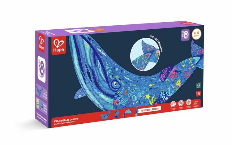 Produktbild: Hape Schimmerpuzzle "Meerestiere"