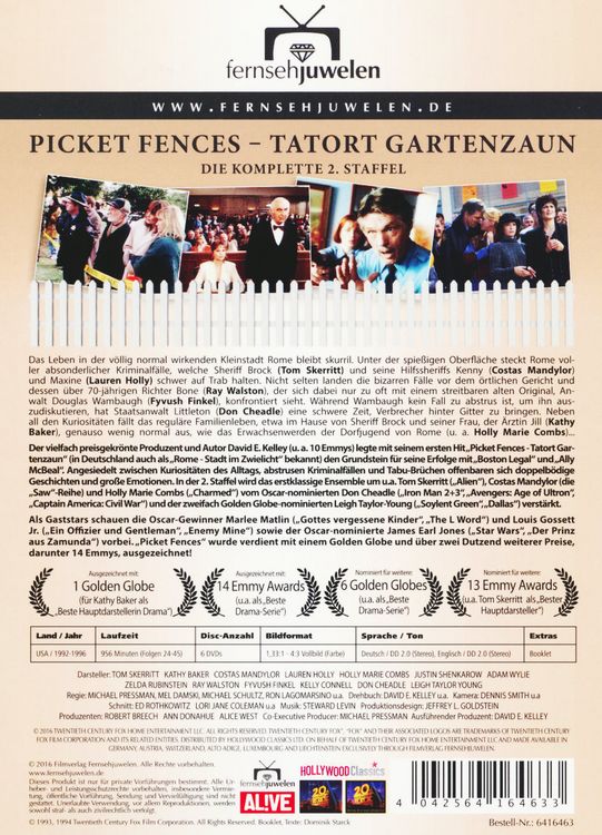 Produktbild: Picket Fences - Tatort Gartenzaun - Die komplette Staffel 2 [6 DVDs]