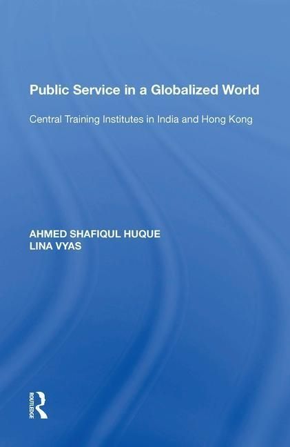 Produktbild: Shafiqul Huque, A: Public Service in a Globalized World