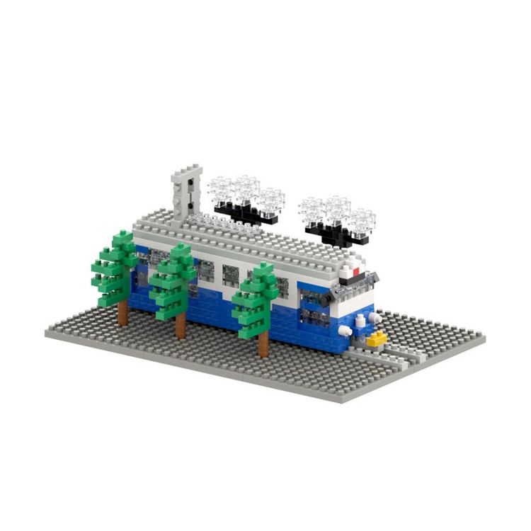 Produktbild: BRIXIES 200195 - G&ouml;teborg Tram, 3D Konstruktionsbausatz aus Ministeinen, 327 Teile