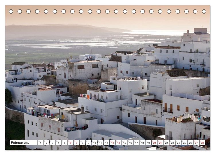 Produktbild: Momente einer Reise - Andalusien (Tischkalender 2027 DIN A5 quer), CALVENDO Monatskalender