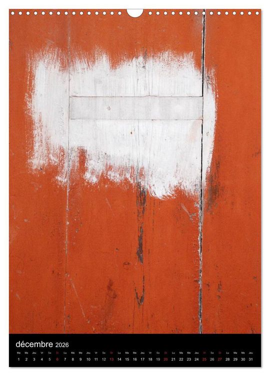 Produktbild: Les couleurs du temps sur le bois (Calendrier mural 2026 DIN A3 horizontal), CALVENDO calendrier mensuel