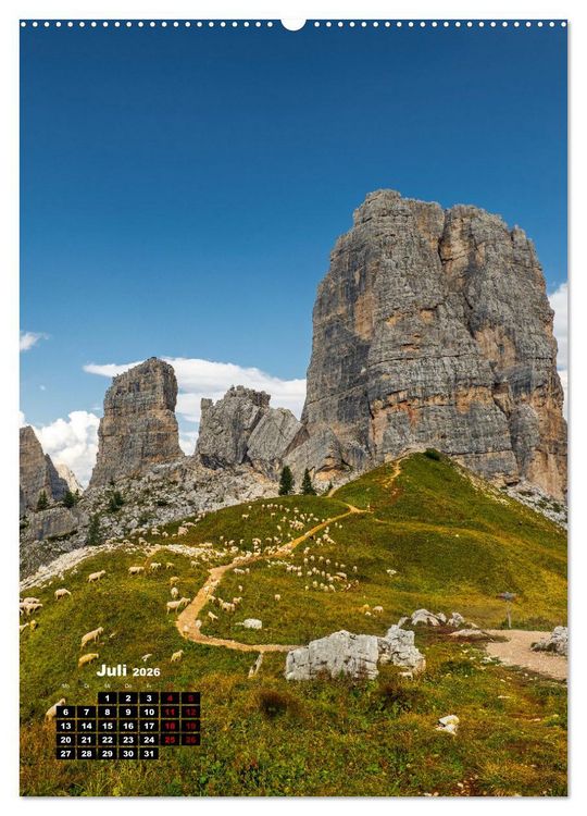 Produktbild: S&uuml;dtirol, das Wanderparadies (Wandkalender 2026 DIN A2 hoch), CALVENDO Monatskalender