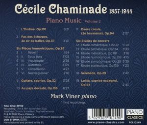 Produktbild: Viner, M: Chaminade:Piano Music